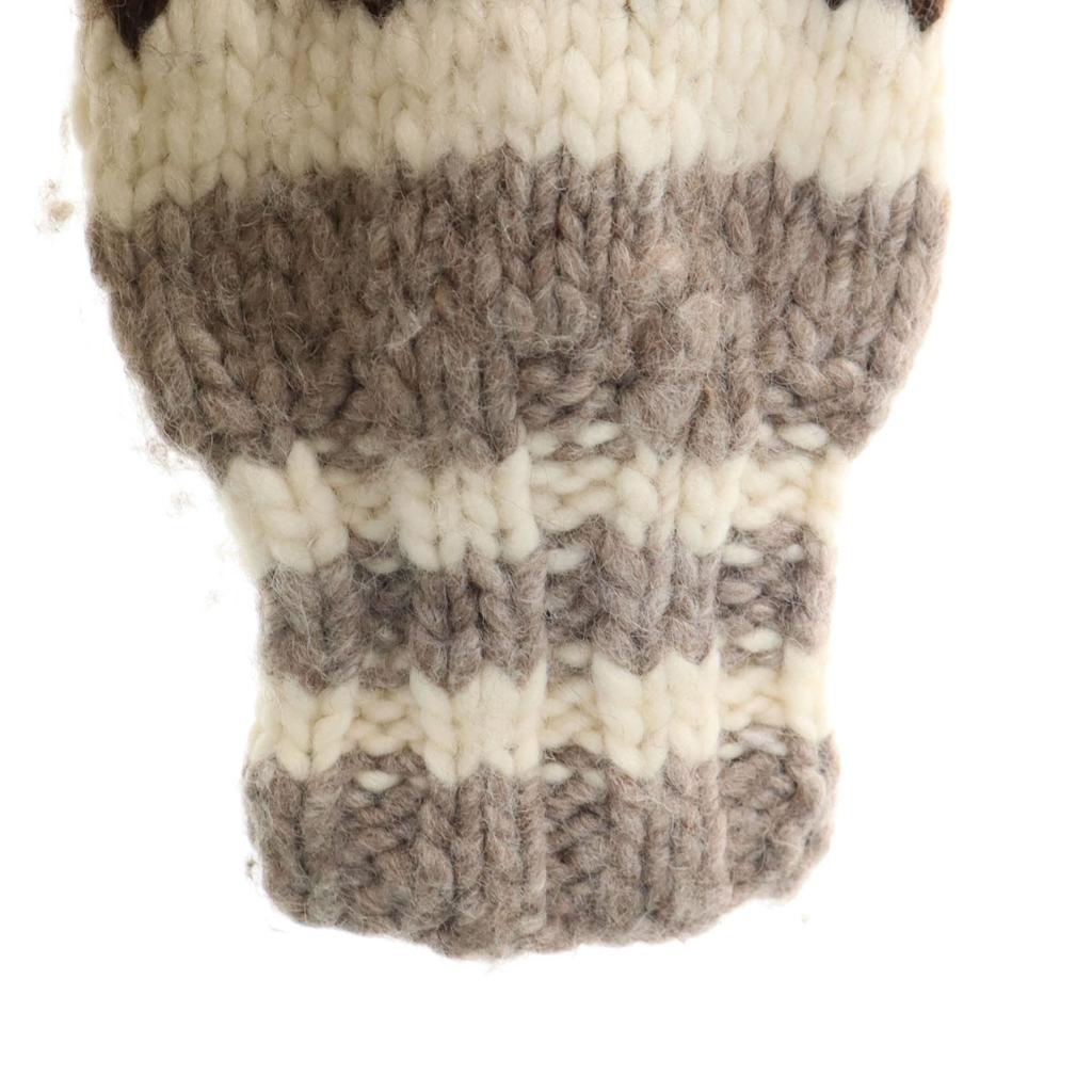 COWICHAN INDIAN 90s Old Cowichan Jacket Gray Knit Men's Used