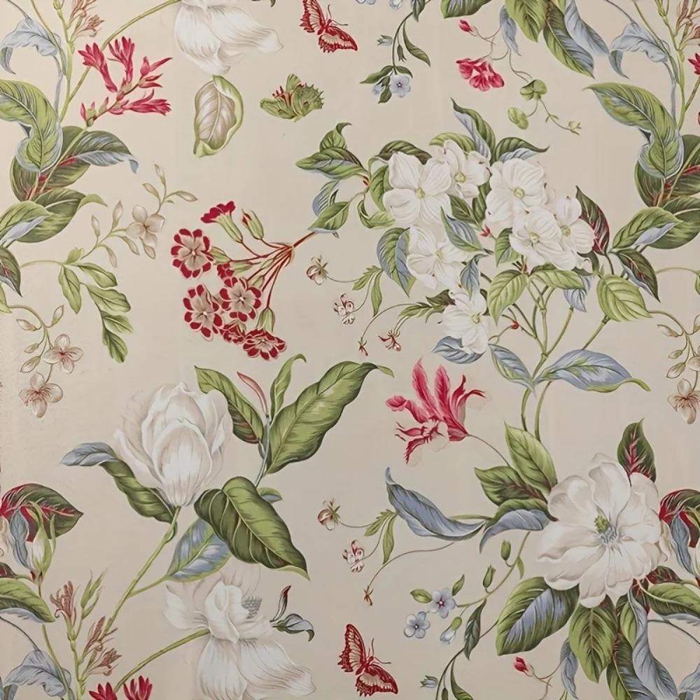 Perdea Opacă cu Imprimeu Pastoral American Pentru Living de Lux, Perdea Opacă Antifonată și Antifonică, Perdele de Casă pentru Fereastră