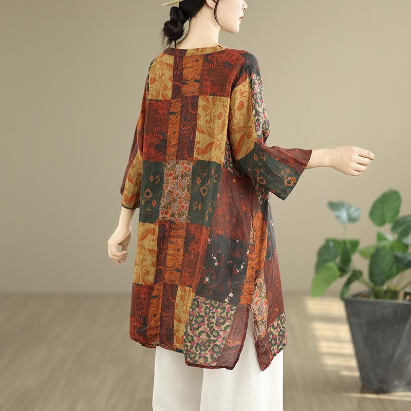 DIMANAF 2025 Nowa Letnia Damska Koszulka Plus Size z Nadrukiem Krótki Rękaw Design Luźna Podstawowa Casualowa Góra T-Shirt Vintage