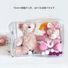 YUYAKESHI OB11 Case, Toy, BJD, Travel, Transparent, Soft, Ita-bag, Doll, Outing, Keychain, Stuffed Toy, Dustproof Storage (Square, with Pom-Pom Ball,
