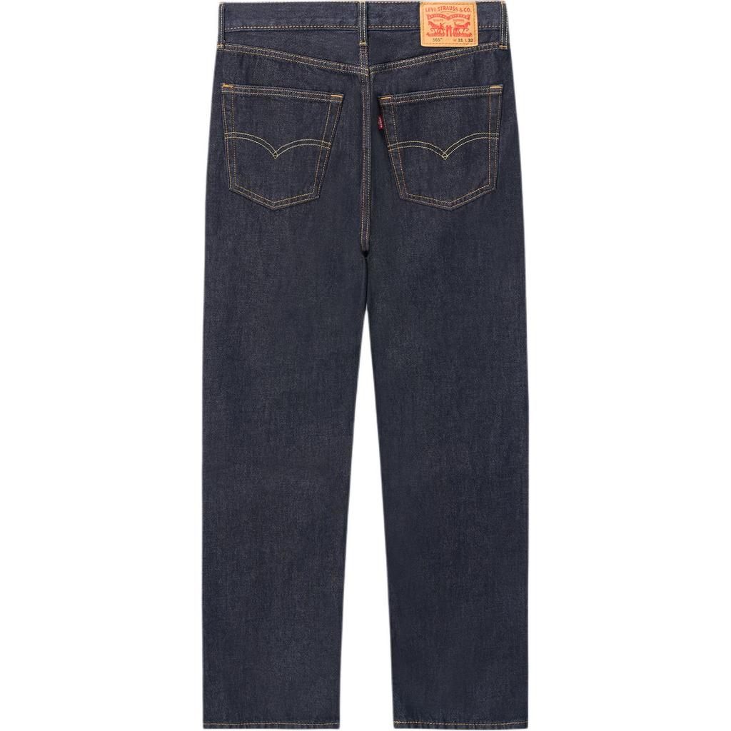 Levi's Jeansy Męskie Czarny Atramentowy Umiarkowane Proste Spodnie A7221-0063