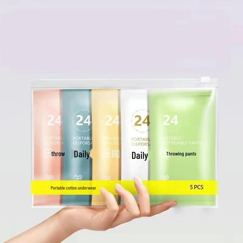 Pure Cotton Disposable Seamless Maternity Panties - Plus Size, Travel, Postpartum, Daily Use, Individually Packaged