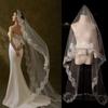 Lace Flower Bridal Veil Long Bride Head Gauze Elegant Wedding Veils  Wedding Accessories