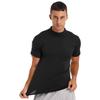 Mens Mock Neck Short Sleeve T Shirt Casual Solid Color Slim Fit Basic Top Comfortable Undershirt Tee
