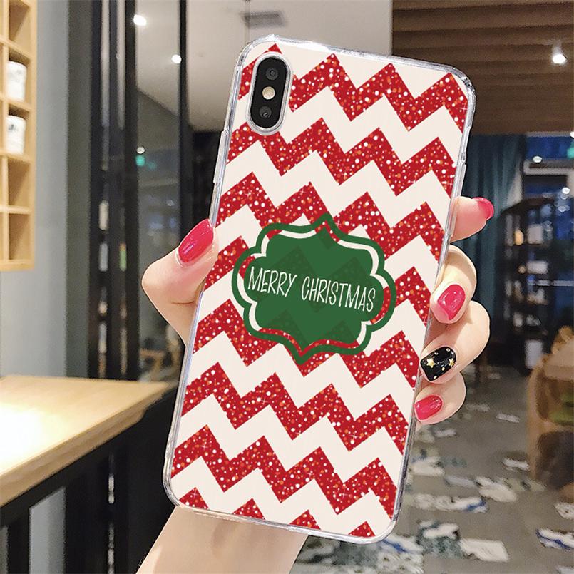 Merry Christmas Snowman Phone Case For iPhone 5 5S SE 5C 6 6S 7 8 Plus 4 4S 11 Pro XR XS Max X TPU Xmas Cover For iPhone XR Case