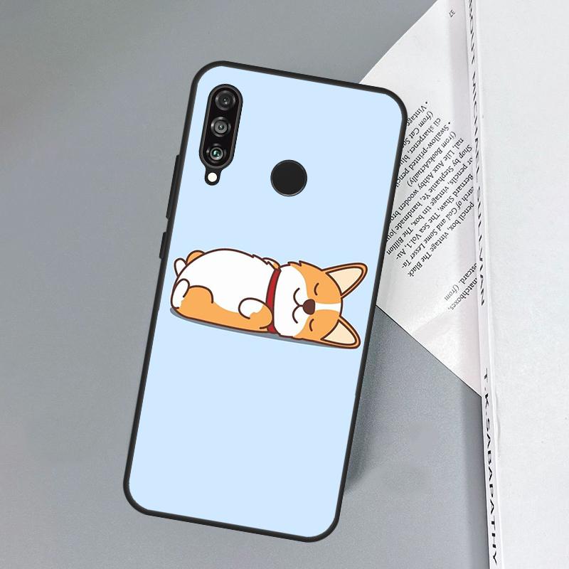 Cartoon Corgi For Huawei Nova 11i 12i 12s 8i 7i Y73 Y70 Y90 Y60 Y72 Y61 Y91 9 10 SE P30 Pro P40 Lite Case
