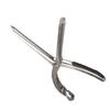 Rib Prep Tool, Stainless Steel Rib Membrane Remover Tool with Arc Clamp Non Slip Grip for Kitchen Gadget BBQ Preparation