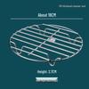 316 Stainless Steel Short-Leg Steaming Rack for Pressure Cookers - Ideal for Rice, Eggs, and Vegetables