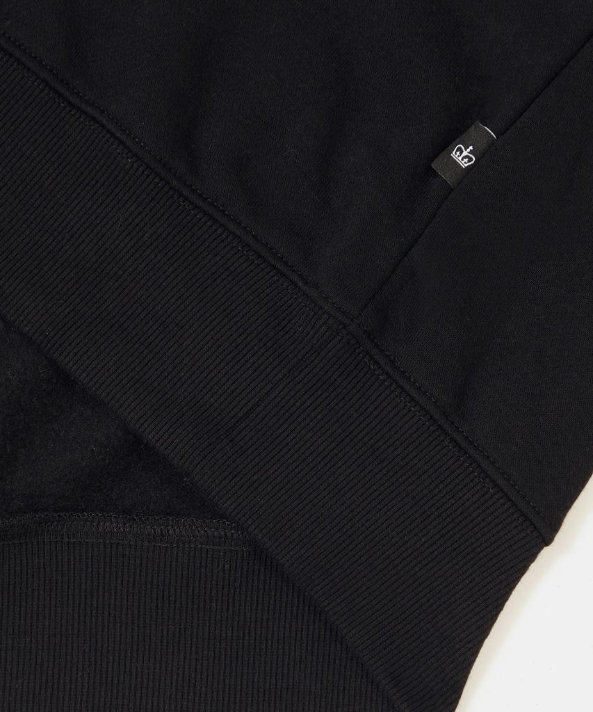 COLUMBIA UNIVERSITY Cu Sig Big Fleece Crew Neck_Black