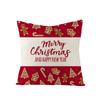 New Christmas Pillow Cover Printed Decorative Cushion Cover Home Sofa Cushion Linen Sofa Back