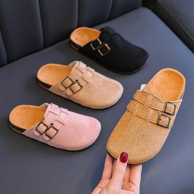 Soft-soled Children's Front-heeled Shoes for Girls - Anti-slip Half-trousers Style Flip-flops