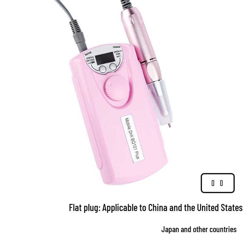 

101 Mini Rechargeable Pen-Type Grinder, Portable 30,000 RPM Nail Art Tool with Grinding Heads