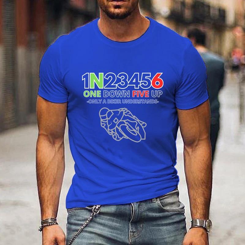 T Shirts Men Clothing 1n23456 The Secret Code of Bikers Graphic T Shirts Clothes Short Sleeve Tops Men Clothing Oversized Tshirt