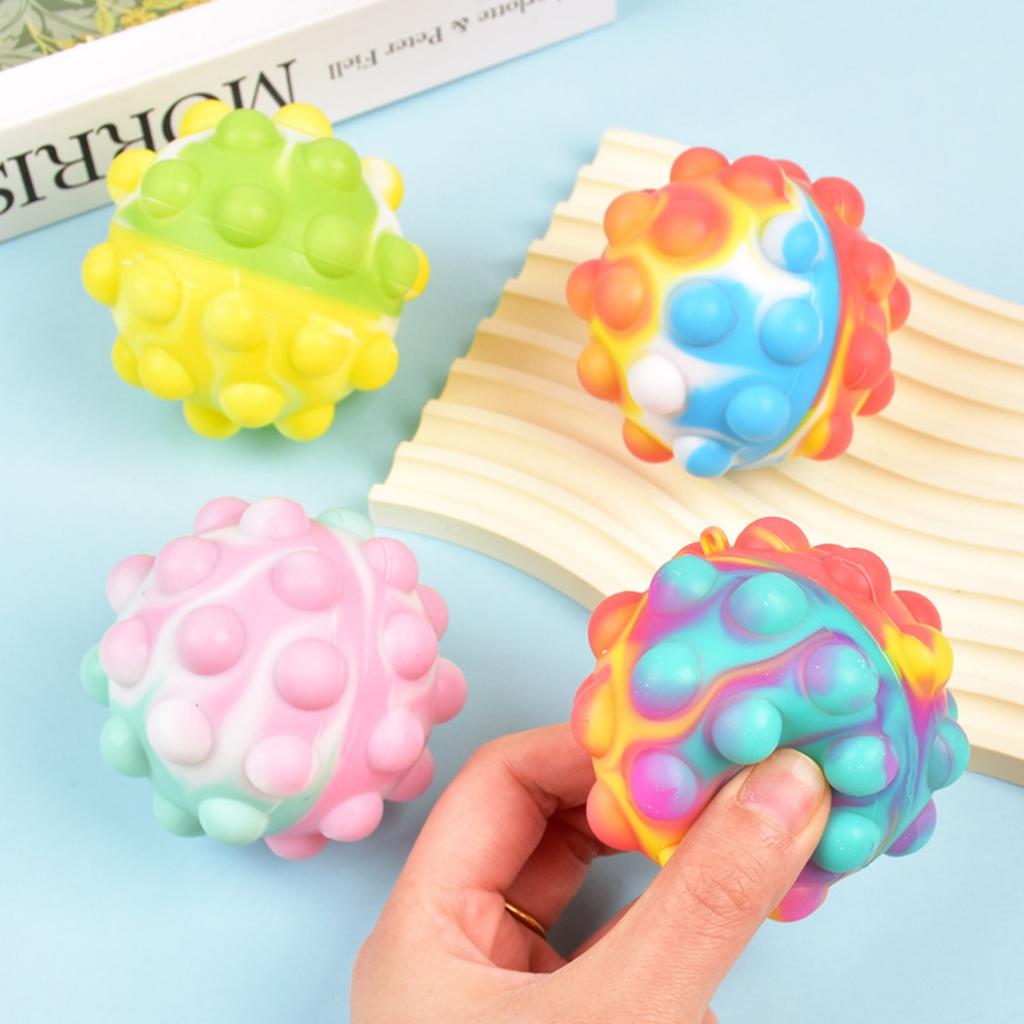 Push Pop Bubble Fidget Sensory Toy 3D Stress Balls For Autism, Stress, Anxiety, Classroom Prizes Student Gifts