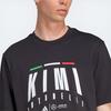 adidas Mercedes Amgteam Ss25 Petronas Formula One Kimi Antonelli Logo Sports Crew Neck Short Sleeve T-Shirt Men Tops Black JZ8910