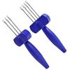 Ergonomic Handle Crochet Hook Tool Portable Cord Knitting Tool Knitting Needle  Weaving Projects