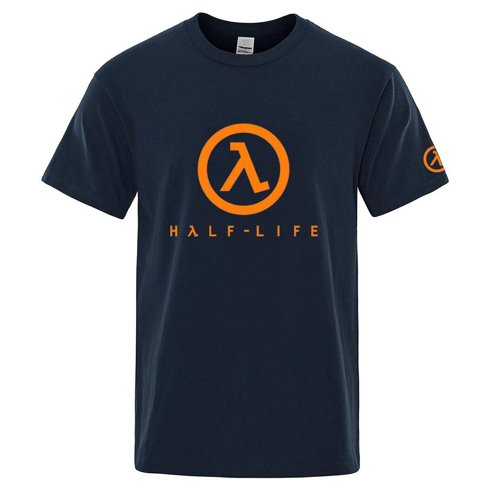 2025 Half Life Game 1998 Summer Unisexs Round Neck Casual Top Thin Cotton Short Sleeved New Trendy Breathable Tshirt