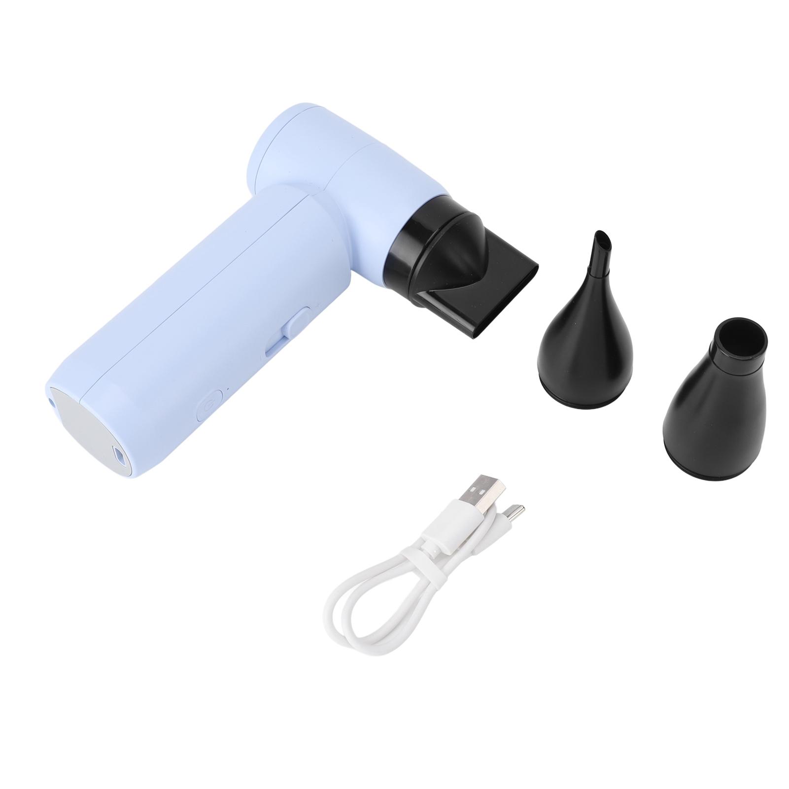 

Электрический пылеуловитель воздуха Профессиональный эффективный бесступенчатый скоростной 80000 об/мин струйный сухой воздуходув без щеток светло-синий