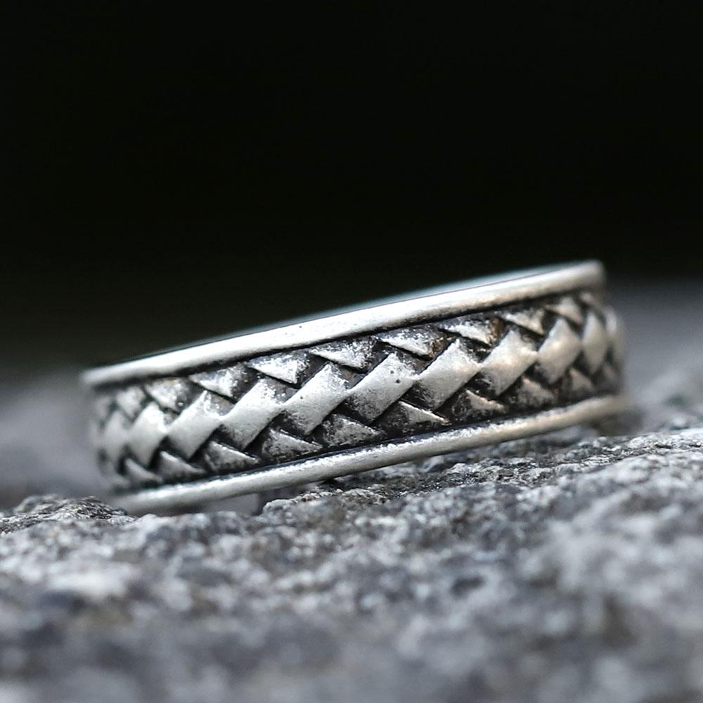 NEW 316L Stainless Steel Viking Ring for Men Simple Fashion Jewelry Gifts for Teens