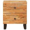 Nightstand Brown 40 x 33 x 46 cm Solid Mango Wood