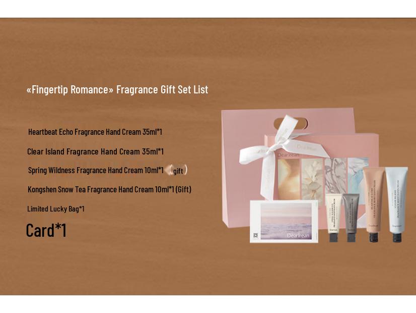 Dearlrean Fingertip Romantic Scent Hand Cream Gift Set