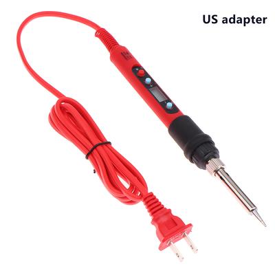 Digital Lcd Display Soldering Iron 80W With On/Off Switch Ceramic Heater Soldering Tips Adjustable Temperature Welding Tools