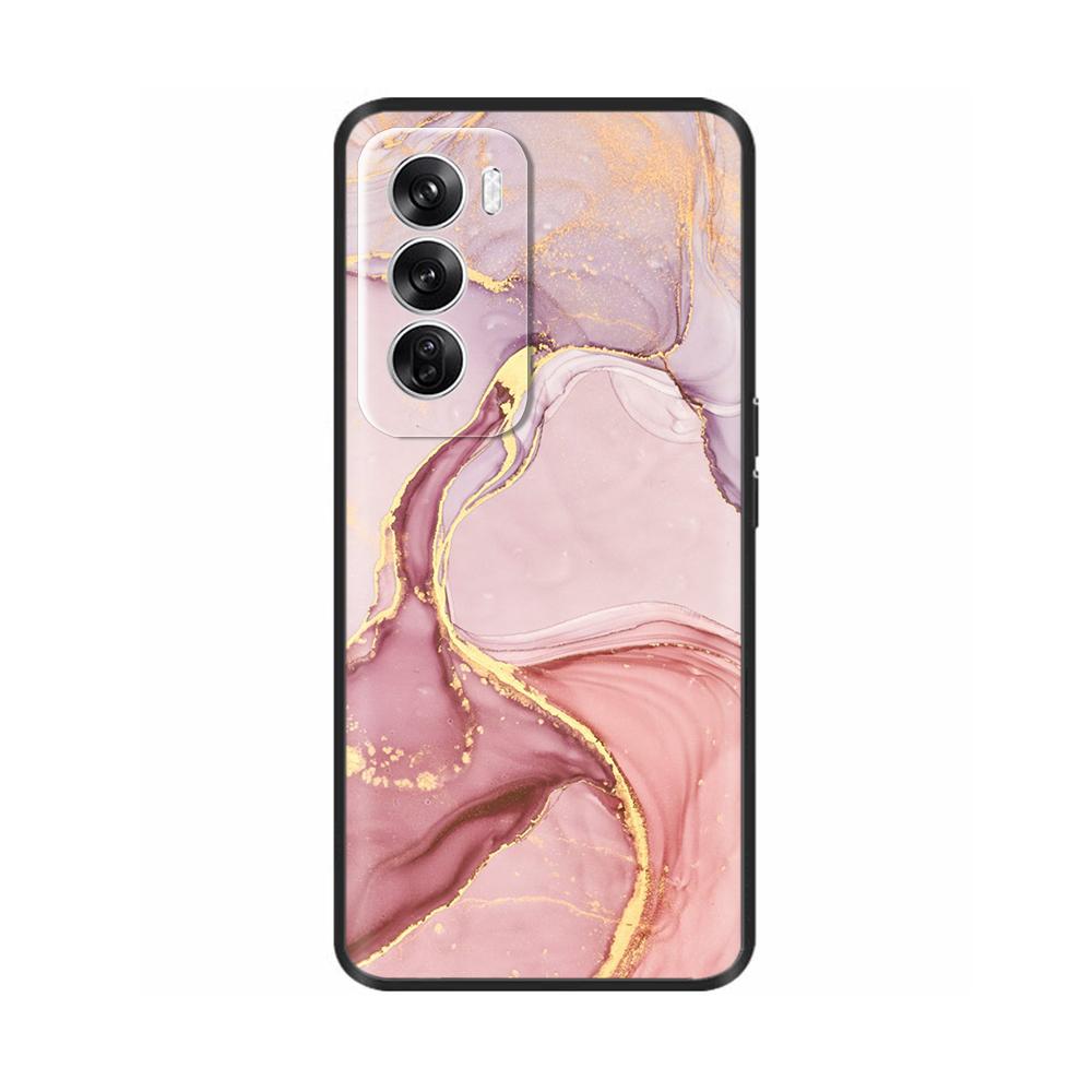 For OPPO Reno12 Reno 12 Pro 12Pro Case Silicon Phone Back Cover for OPPO Reno 12 Cases Reno12 Pro Soft Black Bumper Coque Para