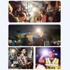 Hanging Tent Light Super Bright Camping Lantern USB Rechargeable 4 Lighting Modes Outdoor Emergency Lamp for Emergency Adventure