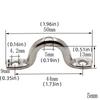 4-Piece Marine-Grade 316 Stainless Steel Deck Rings – Corrosion-Resistant Eye Straps For Boats, Kayaks, Awnings – Sizes 4-10mm – Securing & Hanging