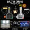 Dualvision D1S D3S LED-Scheinwerfer HID D2S D4S D5S D8 Turbo-LED 30000LM 35W Zweiseitiger CSP-Chip 6500K Plug&Play Auto-Lampe Xenon HID