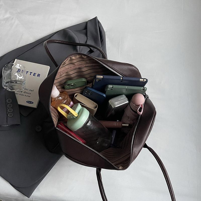Large Capacity Shoulder Bags Business Commute Tote 2025 High Quality Bags for Women Zipper Pu Women's Handbags Travel Bag