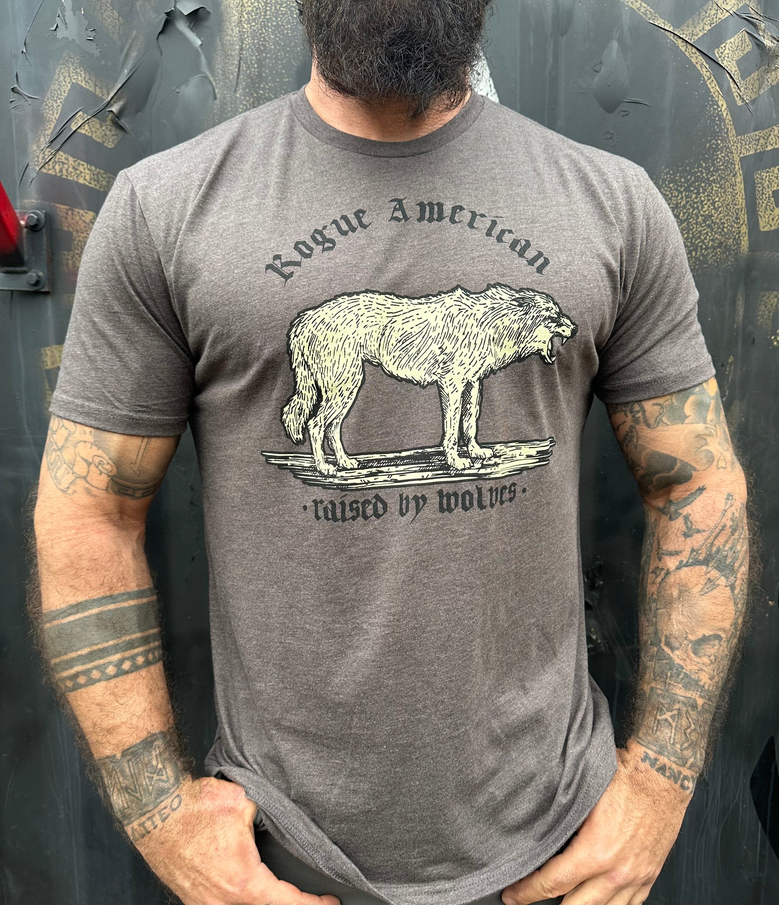 Raised By Wolves Military Tactical Outdoor Leisure TShirt Mens and Womens Luxury Brand Top S