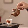 Zhu Ni Zisha Pot Xishi Pot Household Kung Fu Tea Set Brewing Pot Small Capacity Tea Separation Pot Handmade Dunhuang Pot