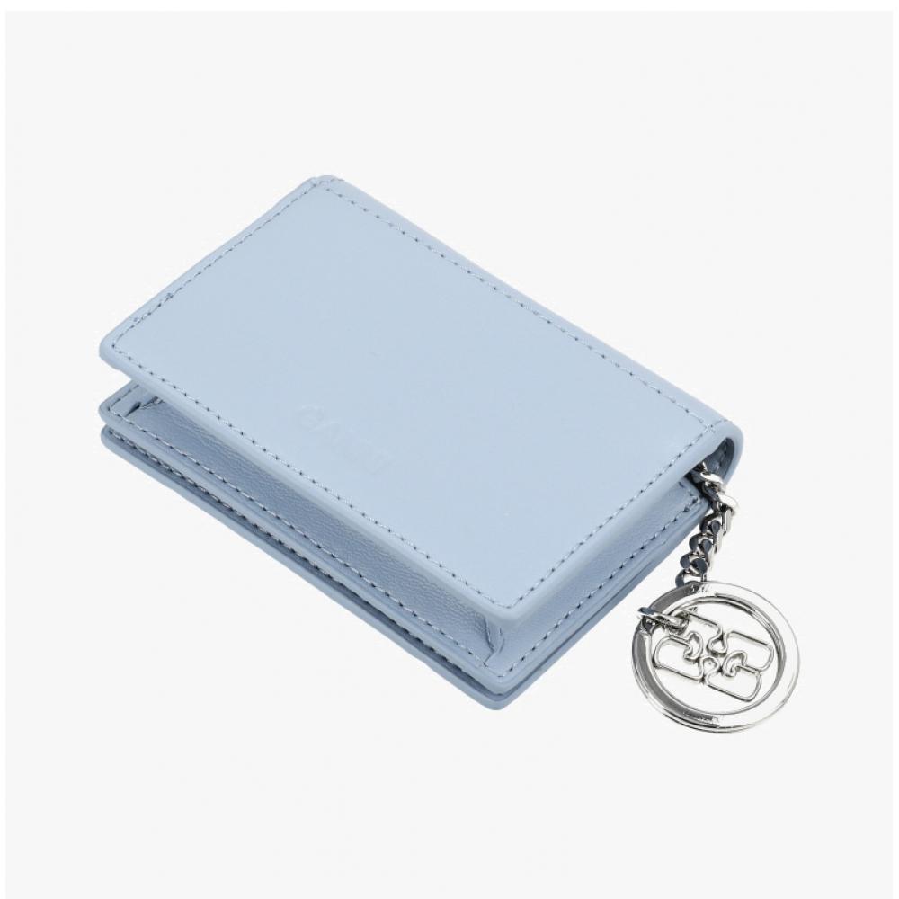 Ganni Poodle Logo Bow Flap Card Wallet A6777 326