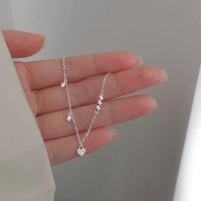 2022 Women's Trendy Simple Heart Bracelet In 925 Sterling Silver