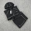Mens Oversized Cotton Zip-Up Hoodie Jacket With Embroidered Fall Casual Sportswear