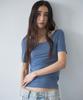 MILLO WOMEN Fluid Duo Top [Smoke Blue]