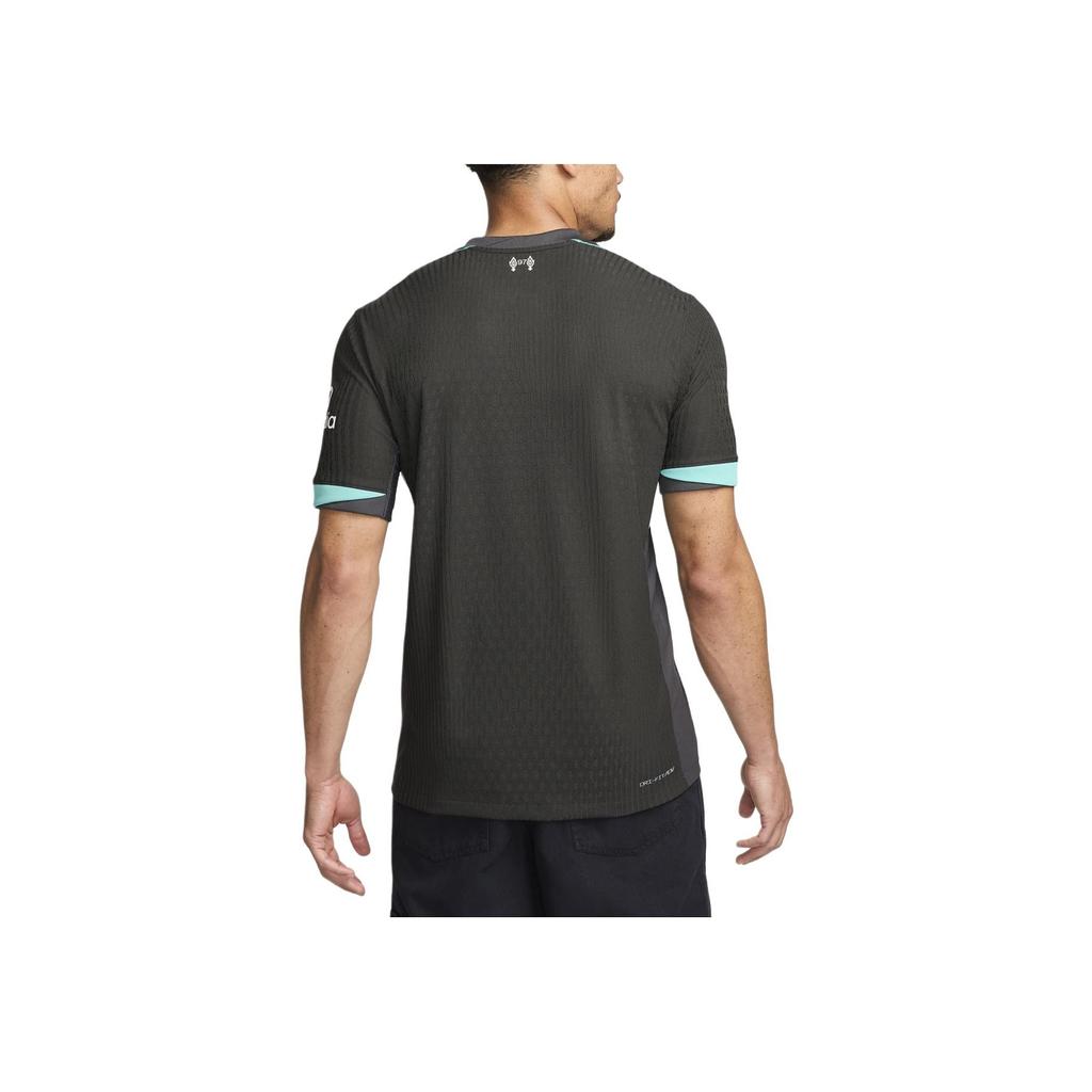 Nike Liverpool Dri-FIT ADV SS24 F.C. Maglia da calcio a maniche corte da uomo con logo Fashion Series Away, nera, FN8761-322