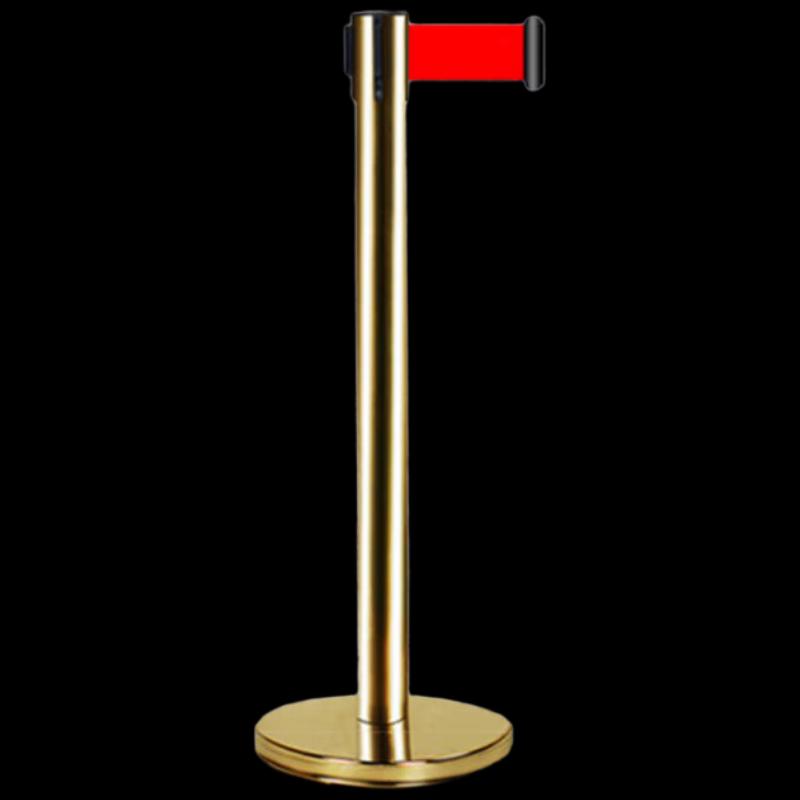 Outdoor Retractable Belt Barrier Stanchion