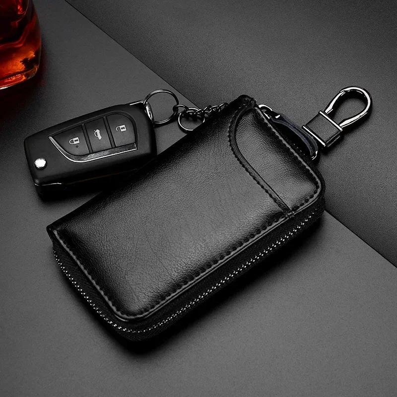 BAGF7 Car Sticker Hot For BMW Leather Car Key Bag Keychain Case Storage Cover For BMW M Performance M3 M5 M6 F01 G20 X1 X2 X3E60 F10 F