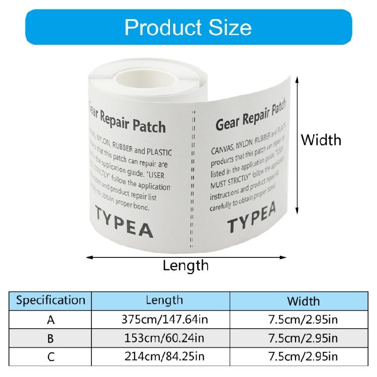 Motorhomes Cover Repair Tape Water Resistant Seal Patches for Tarp and Sail Fixing Tents, Canvas Boat Tarps, and Awnings