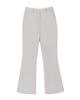 RAMU STUDIO Cica Setup Cutout Bootcut Elastic Waist Slacks Silver Cica05Sv