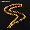 Alloy Gold Plated Snake Bone Necklace Imitation Gold Punk Style Chain for Women Club or Festival Wear