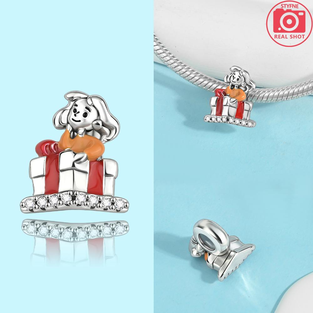 Charms Original Certified Mother'S Day Love Heart Girl Gift Beads Fit Bracelet Copper Women Jewelry Diy Accessory