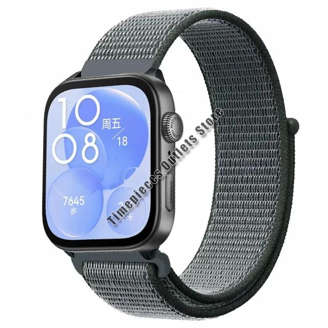 Nylon Loop Strap For Huawei Watch Fit 3 Sport Breathable Replacement Bracelet Wristband For Huawei Watch Fit 3 Belt Accessories