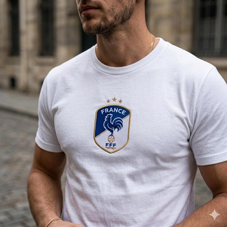 France Football Crest Shirt 2026 | France Soccer Fan Tee | Vintage French Football Supporter Shirt | World Cup Fan Gift 2XL