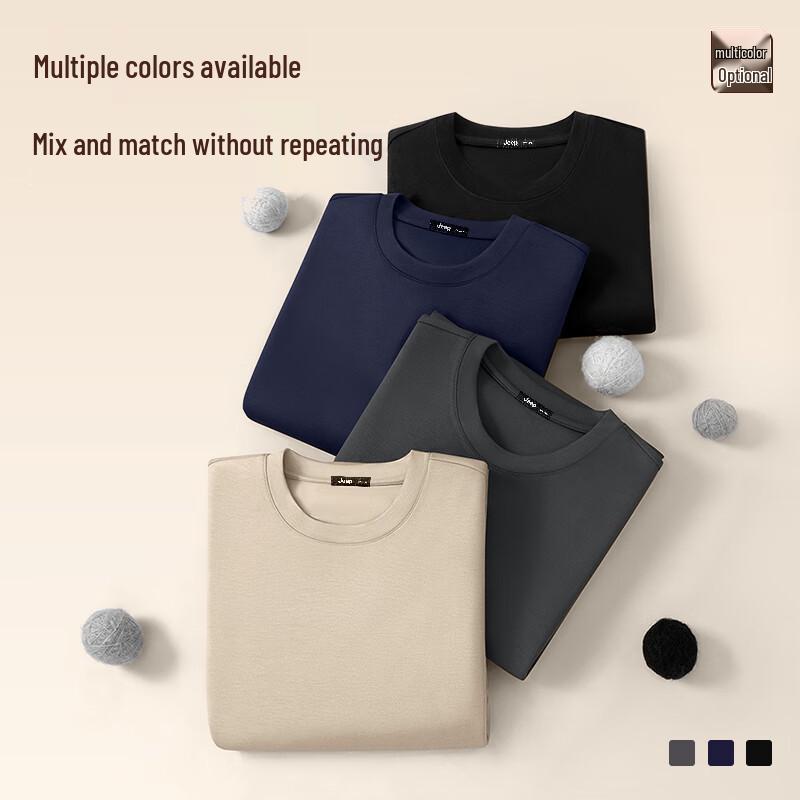 Jeep Men's Round Neck Air Layer Sweatshirt