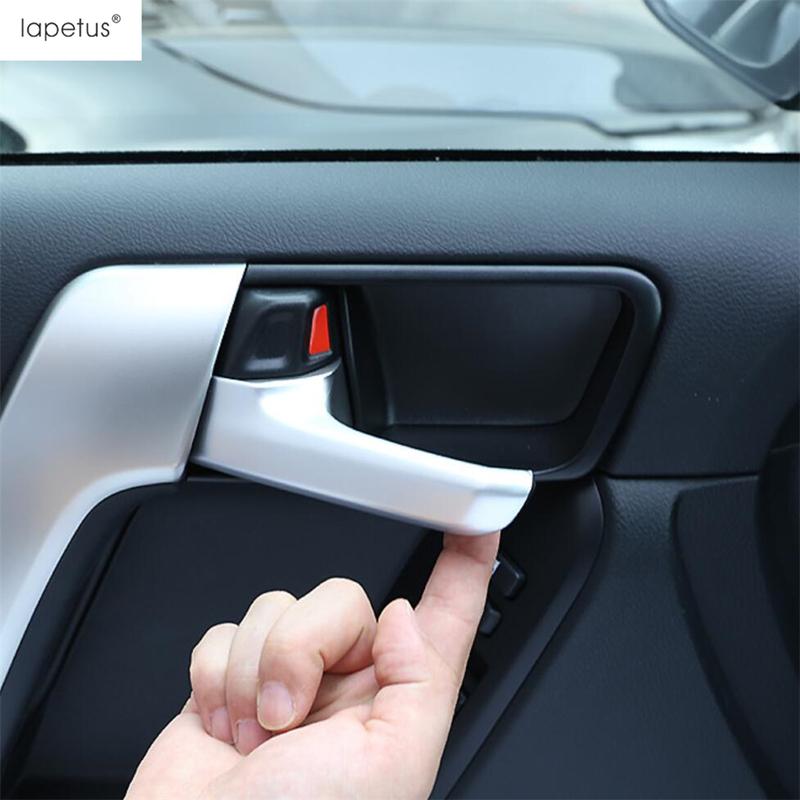 Car Inner Door Handle Bowl Decoration Cover Trim For Toyota Land Cruiser Prado FJ150 150 2010 - Matte Accessories Interior