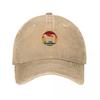 Goberian Vintage Retro Mom Dad Dog Gift Baseball Cap Fun Hats Golf Hat Genuine Designer Hat Hard Hat For Unisex Womens