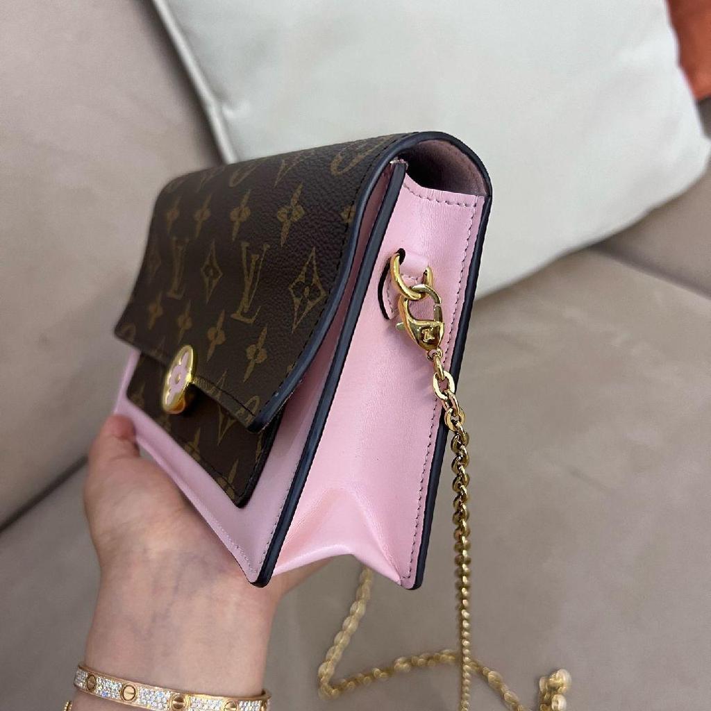 [Pre-Owned] Flore Classic Monogram Chain Bag - Excellent #FJYSER